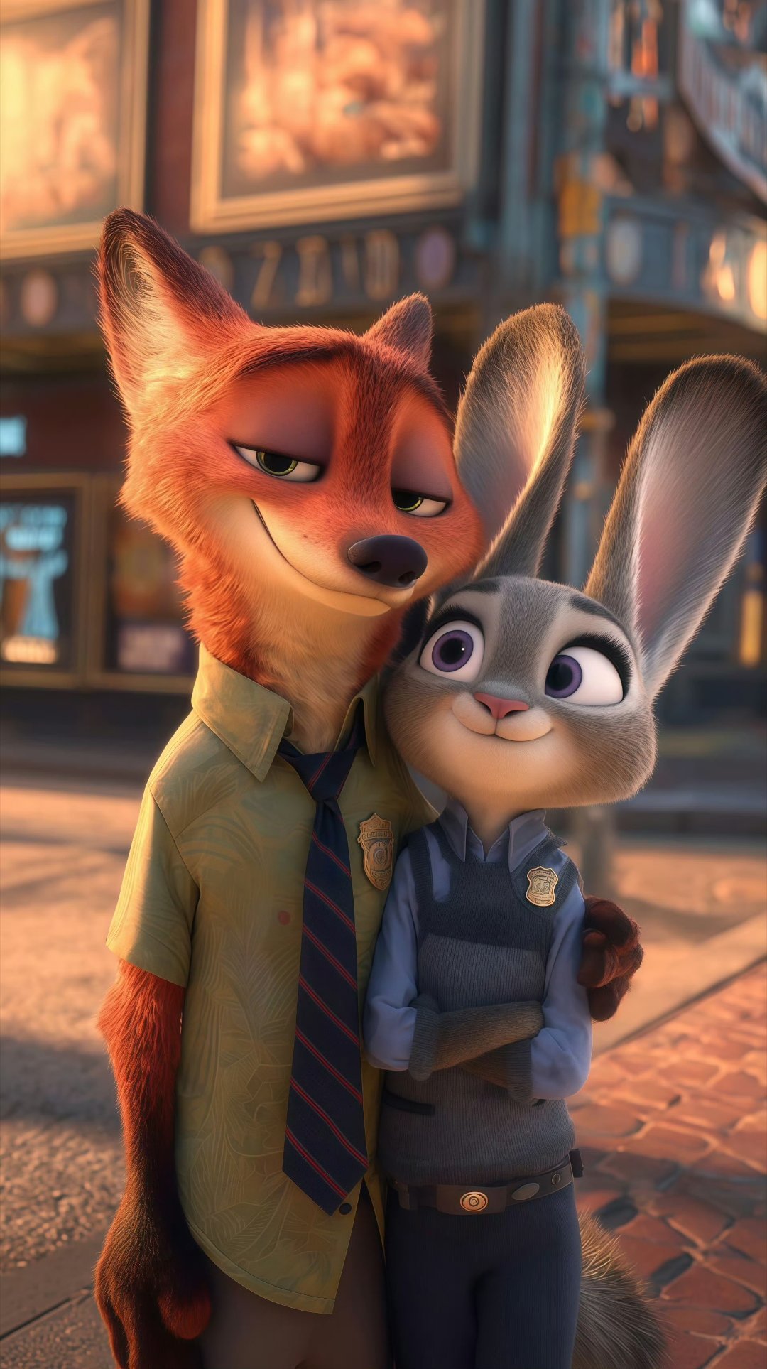 疯狂动物城无水印手机壁纸～喜欢的转发收藏