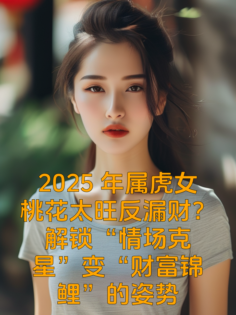 2025年属虎女：桃花太旺反漏财？解锁“情场克星”变“财富锦鲤”的姿势