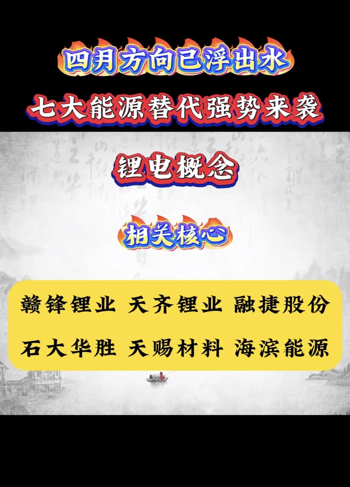 以下是各细分赛道的详细解析：锂电概念-核心标的：赣锋锂业、天齐锂业、融捷