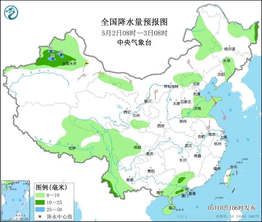 天气预报，一周降雨情况预报北方春播马上开始了，很多地方在等雨，大家看看吧！不