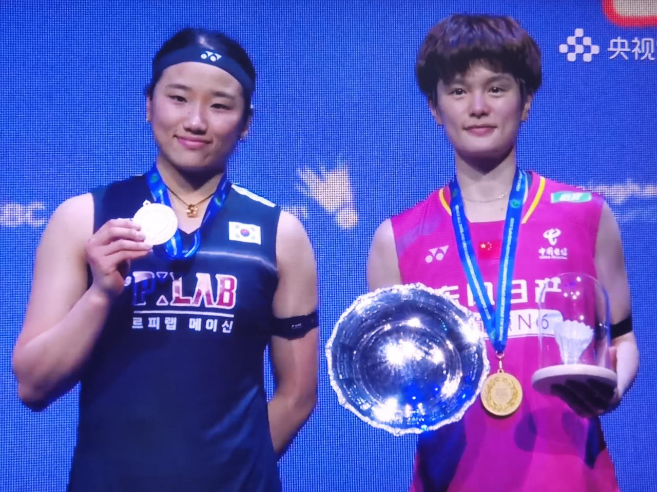 王祉怡2：0击败女魔王安洗莹，夺得全英羽毛球赛冠军全英羽毛球赛女