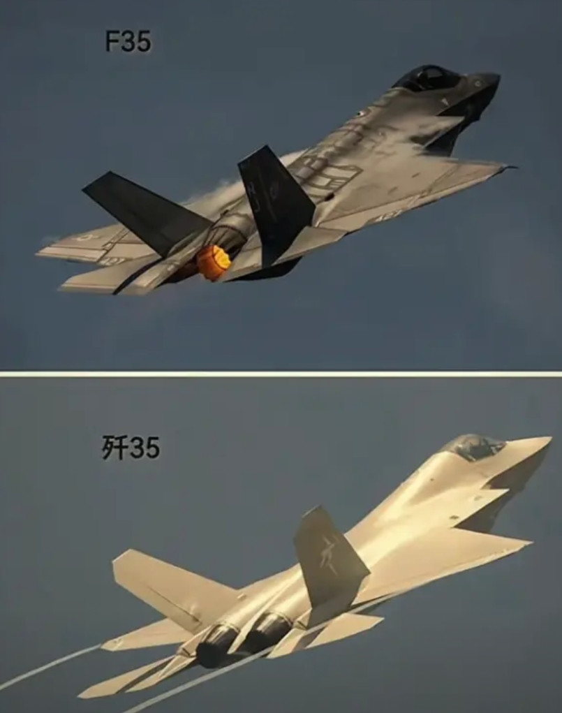 竟然还有人吐槽歼-35需要使用两台发动机，F-35只需要使用一台发动机，这真是太