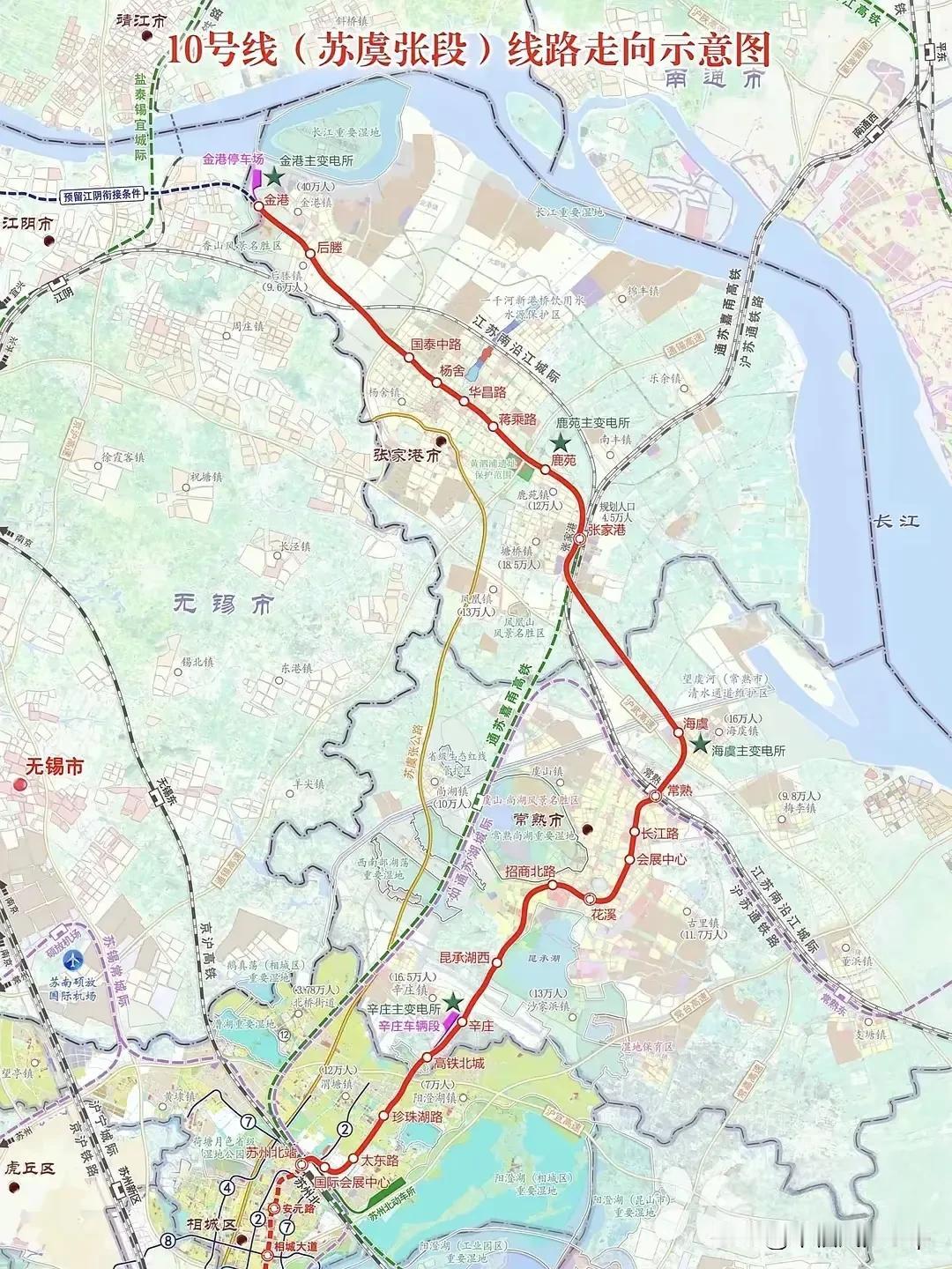 苏轨10号线，苏虞张线张家港段，官宣-黄了!不如宜兴s2，更别说已经通车的江阴