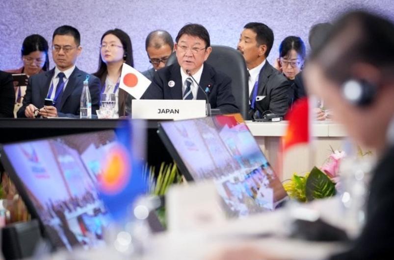 日本外务大臣茂木敏充结束为期三天的菲律宾访问，于7月23日返日。他总结此次东盟系