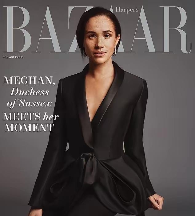 给梅根做造型的员工，也是不易吧！最近的梅根，不是上了时尚芭莎的封面吗？优雅大气