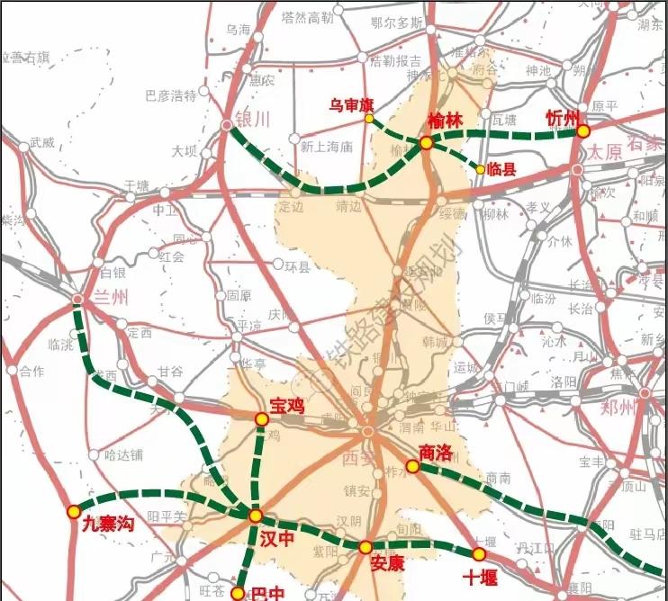 对于陕西来说倒底是发展银榆忻太高铁还是兰汉十高铁好一点？作为陕西两条横向东出高铁