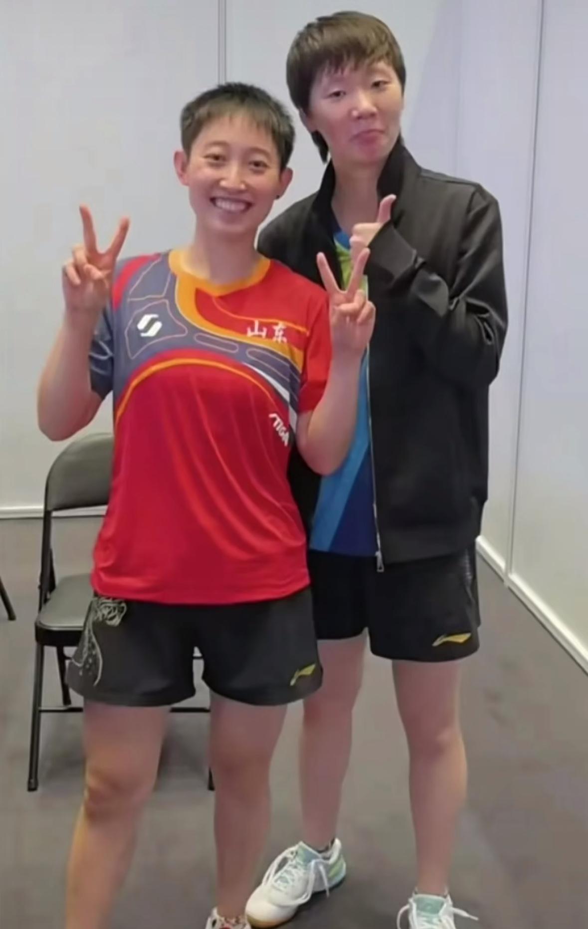 王曼昱与范思琦场上打的披头散发场下好姐妹👭全运会的气氛很好11月11日，全