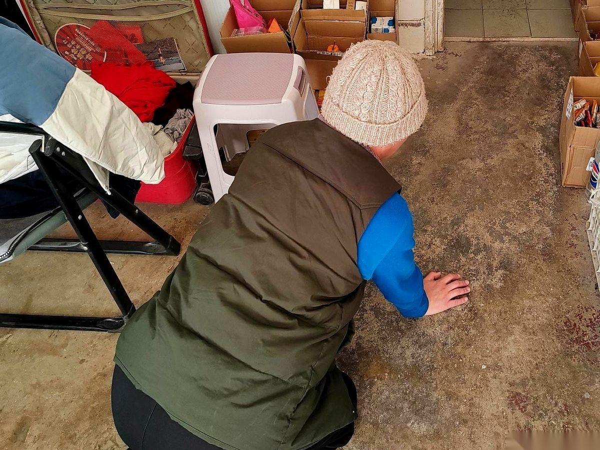 水龙头哗哗地响，我却跪在冰凉的瓷砖上，一点点把脸凑近洗手池。就这么跪着，刷了牙