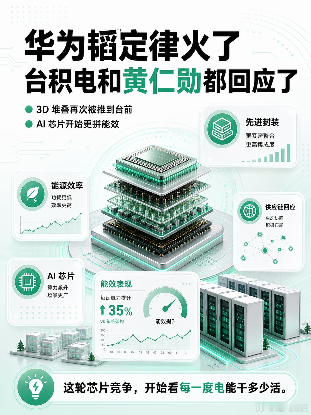 华为韬定律火了台积电和黄仁勋都回应了华为韬定律一出来，半导体圈这两天确实热闹了