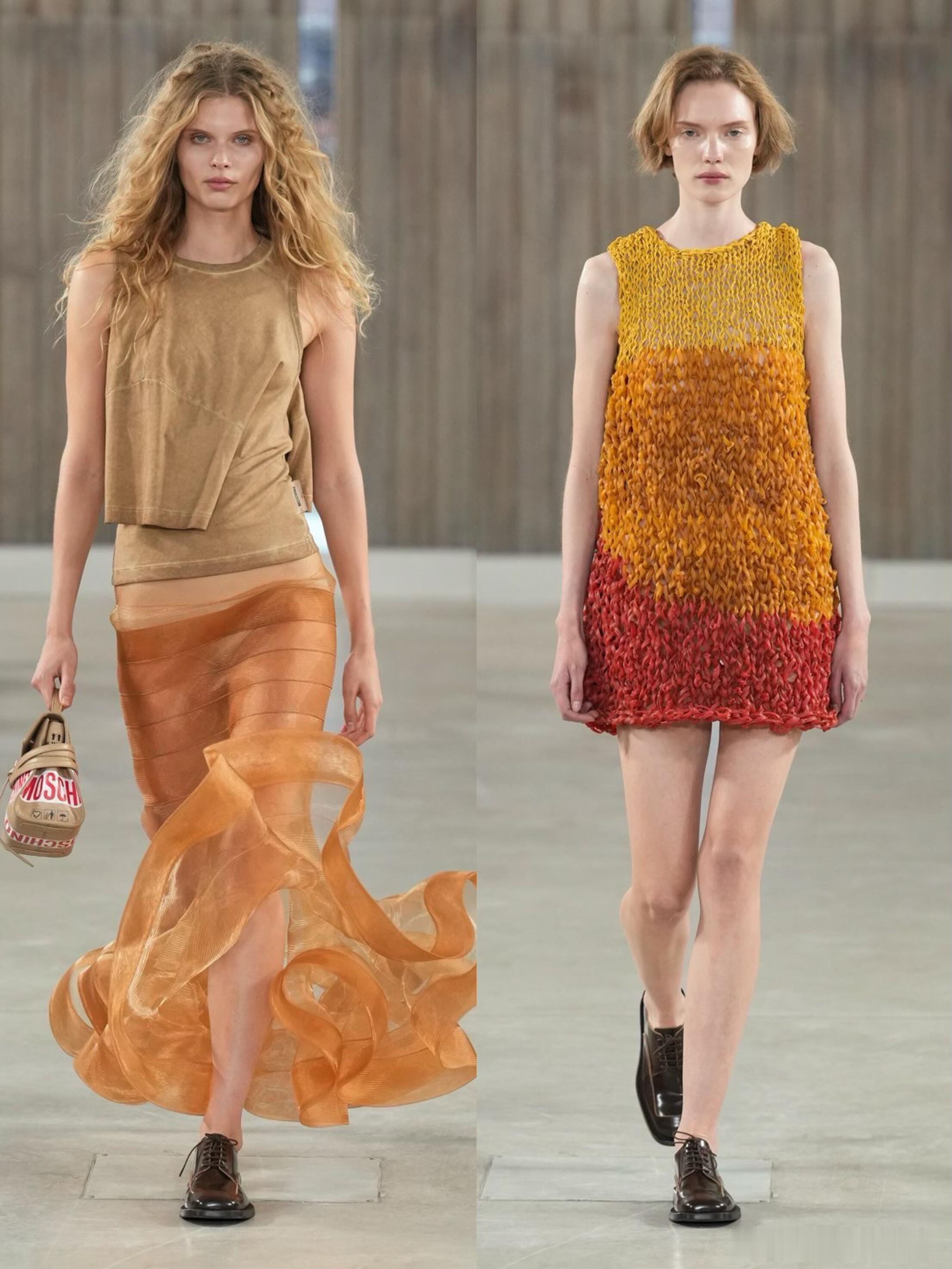 Moschino2026春夏系列，永远幽默永远年轻🌻时装周头排云看秀​​​