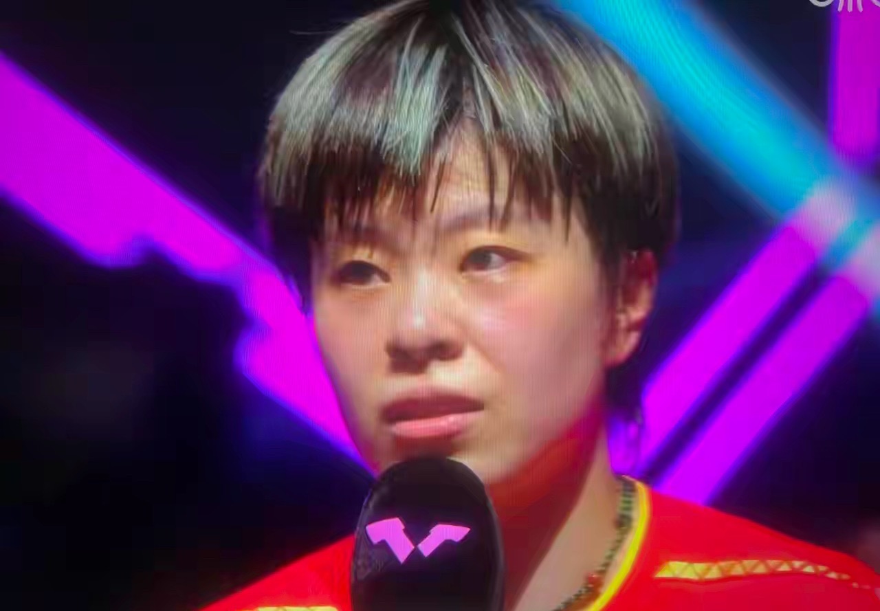 大迪情商太高了4-2击败朱芊曦接受采访如此评价朱芊曦她说朱芊曦在三四局给自己制造