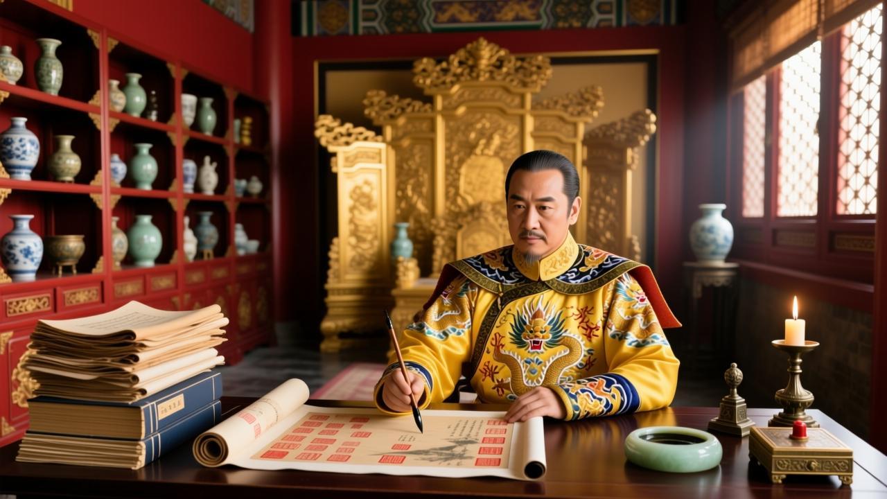 乾隆：一个被“点赞”毁掉的男人要说中国古代最有“社交属性”的皇帝，乾隆认第二，没人敢认第一。别人当皇