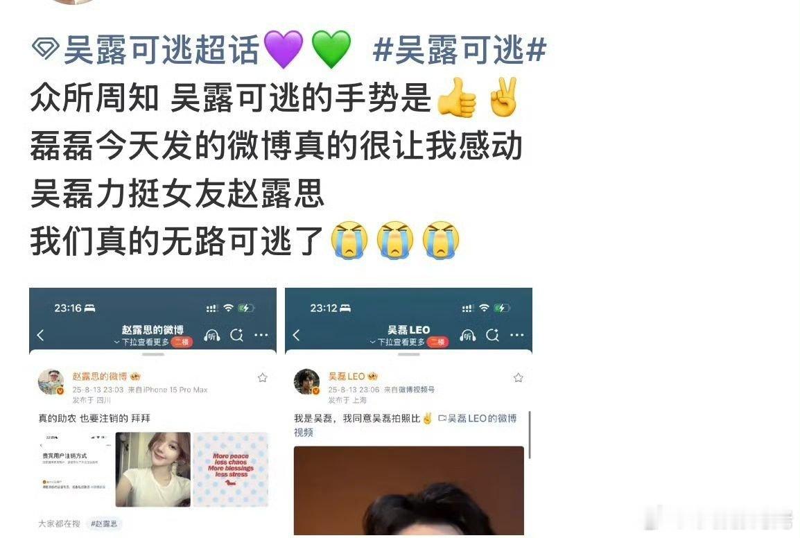 吴露可逃上一个震惊眼球的还是张翰吃牛肉面，真是一代人有一代的疯子要应付[摊手