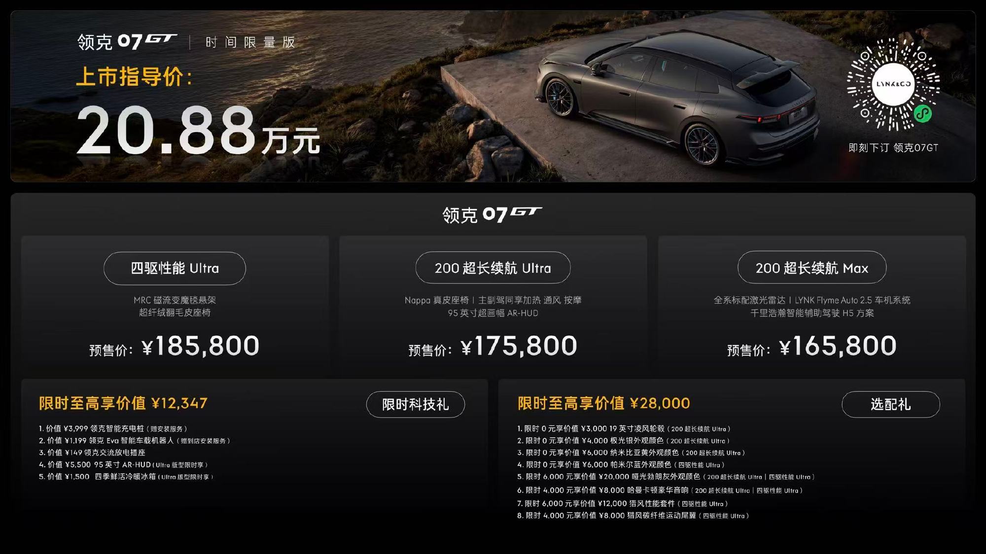 58万起，正式售价应该会到15.98万甚至更低。性价比还是很高的，1...