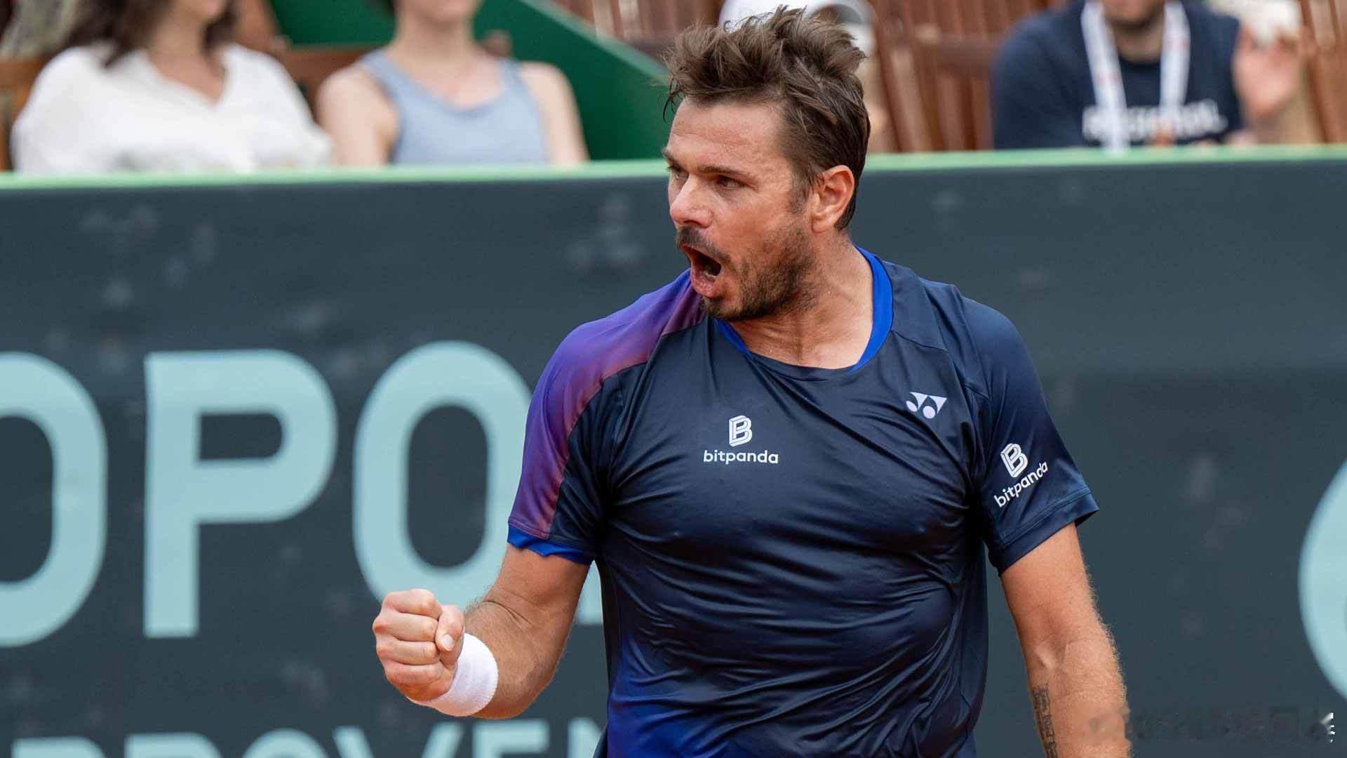 老而弥坚💪瑞士老将瓦林卡在普罗旺斯175ATP挑战赛中，以7-6(8)6