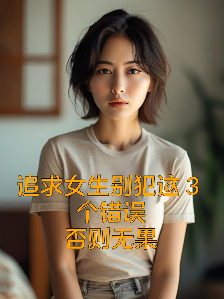追求女生别犯这3个错误，否则无果
