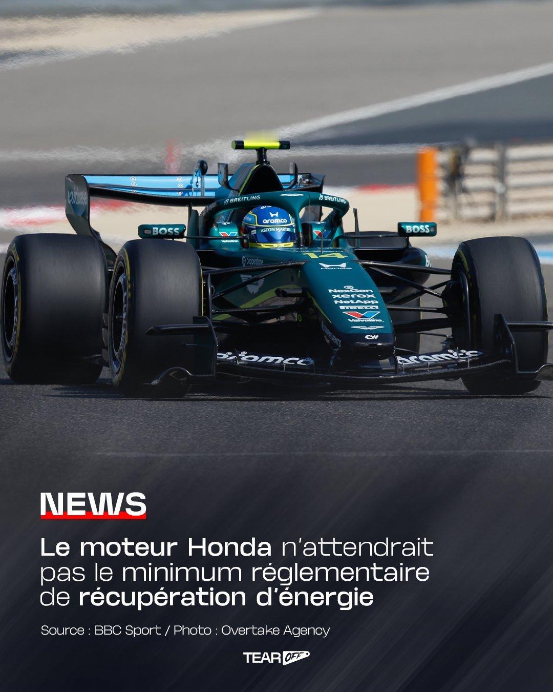 纽维周三向F1委员会表示，本田引擎的能量回收效率或将达不到法规要求的最低标准