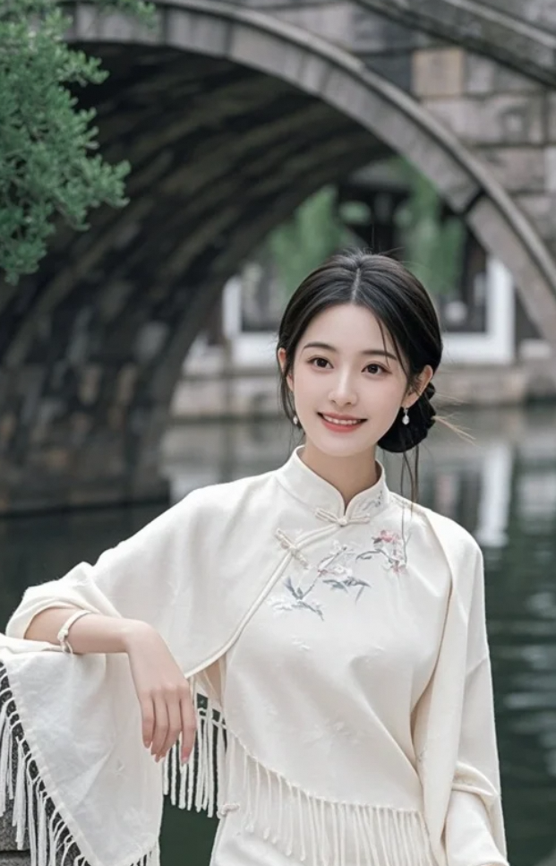 旗袍与水乡，一场美丽的邂逅