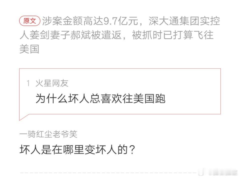 为什么坏人总喜欢往美国跑