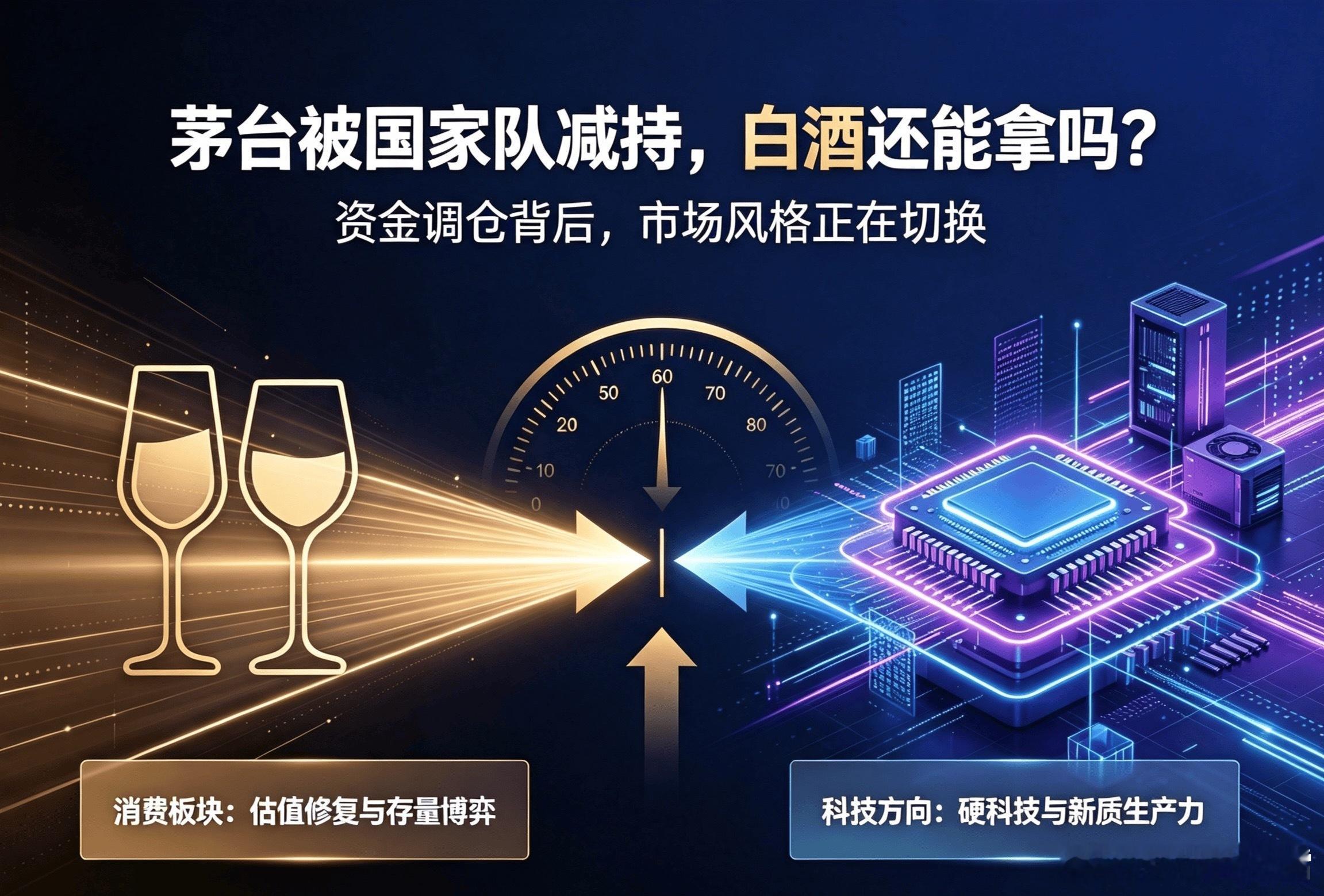 茅台被汇金减持，白酒还能拿吗？最近半年报出来，汇金、证金退出茅台前十大股东，不少