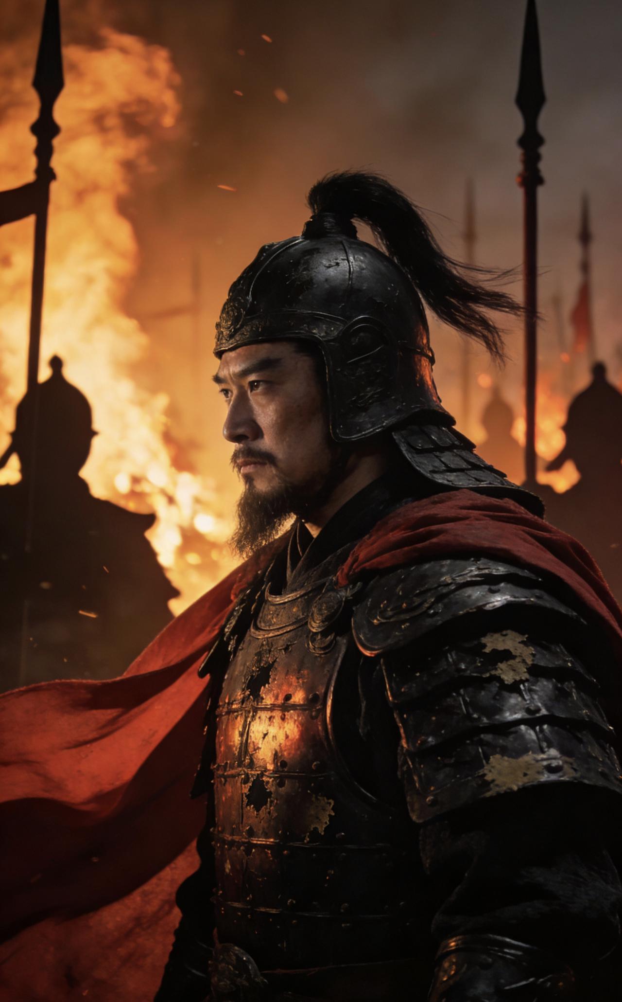 岳飞38岁那年，率兵抗金，饥肠辘辘。一个老丈端来一碗粥，他舀了一勺，没喝，搁在桌