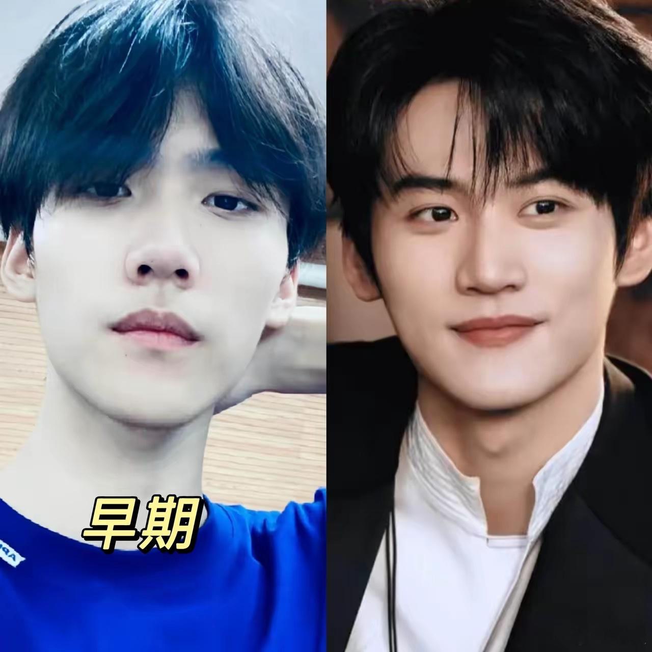 谁能想到188cm的清冷系帅哥周柯宇小时候居然是圆滚滚的小胖子？早期刚进嘉行的