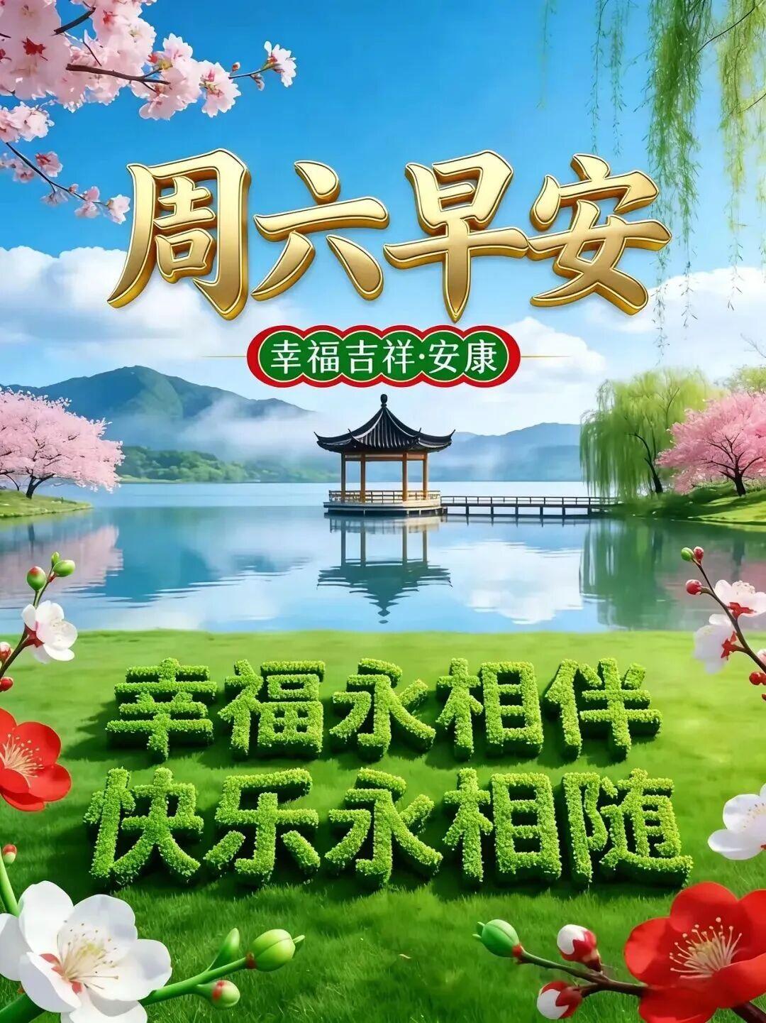 晨起安好，美好相约而至！一周奔波暂歇，静享周末清闲，心怀暖意，不负流年温柔。真心