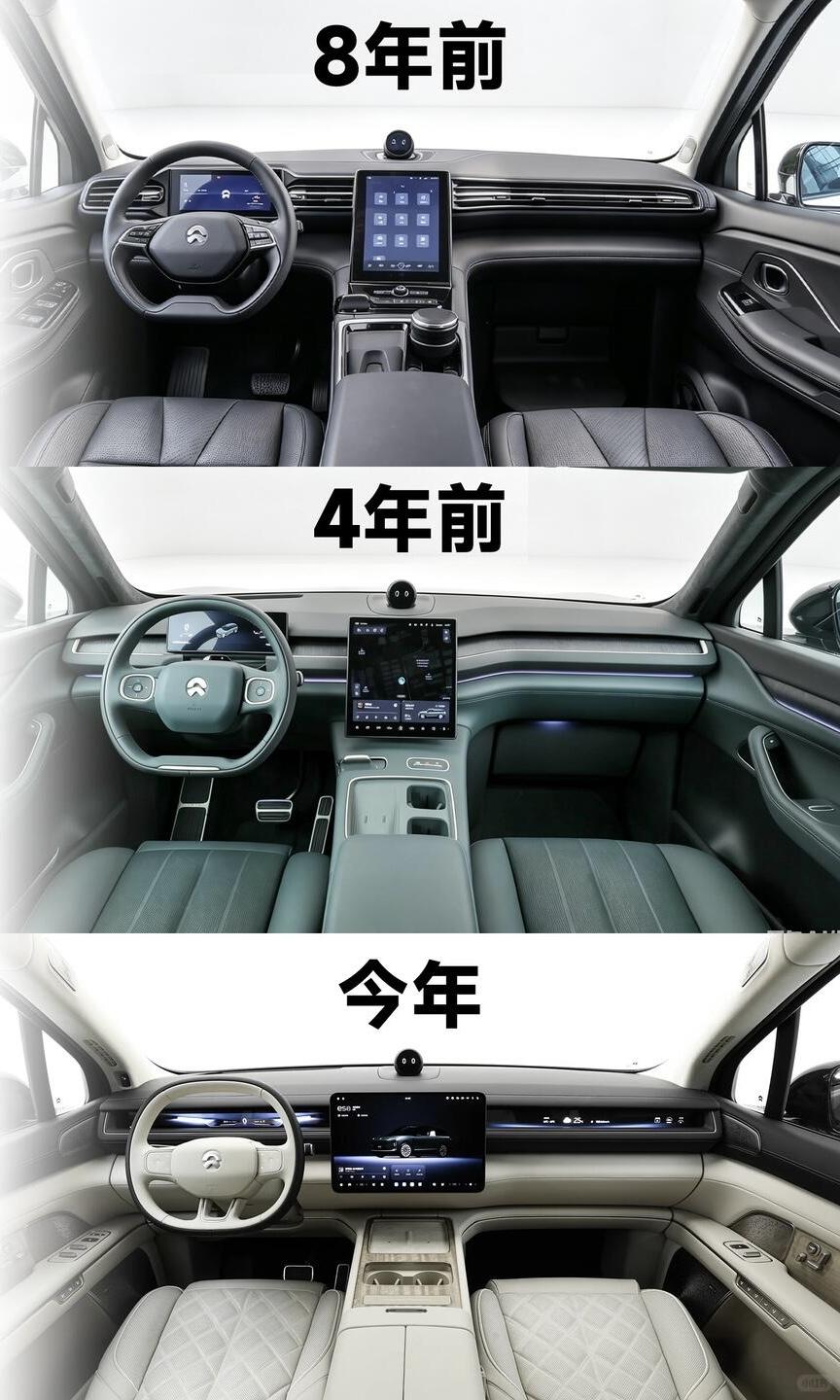 事实证明三代蔚来ES8的成功不仅仅是价格还有内饰设计