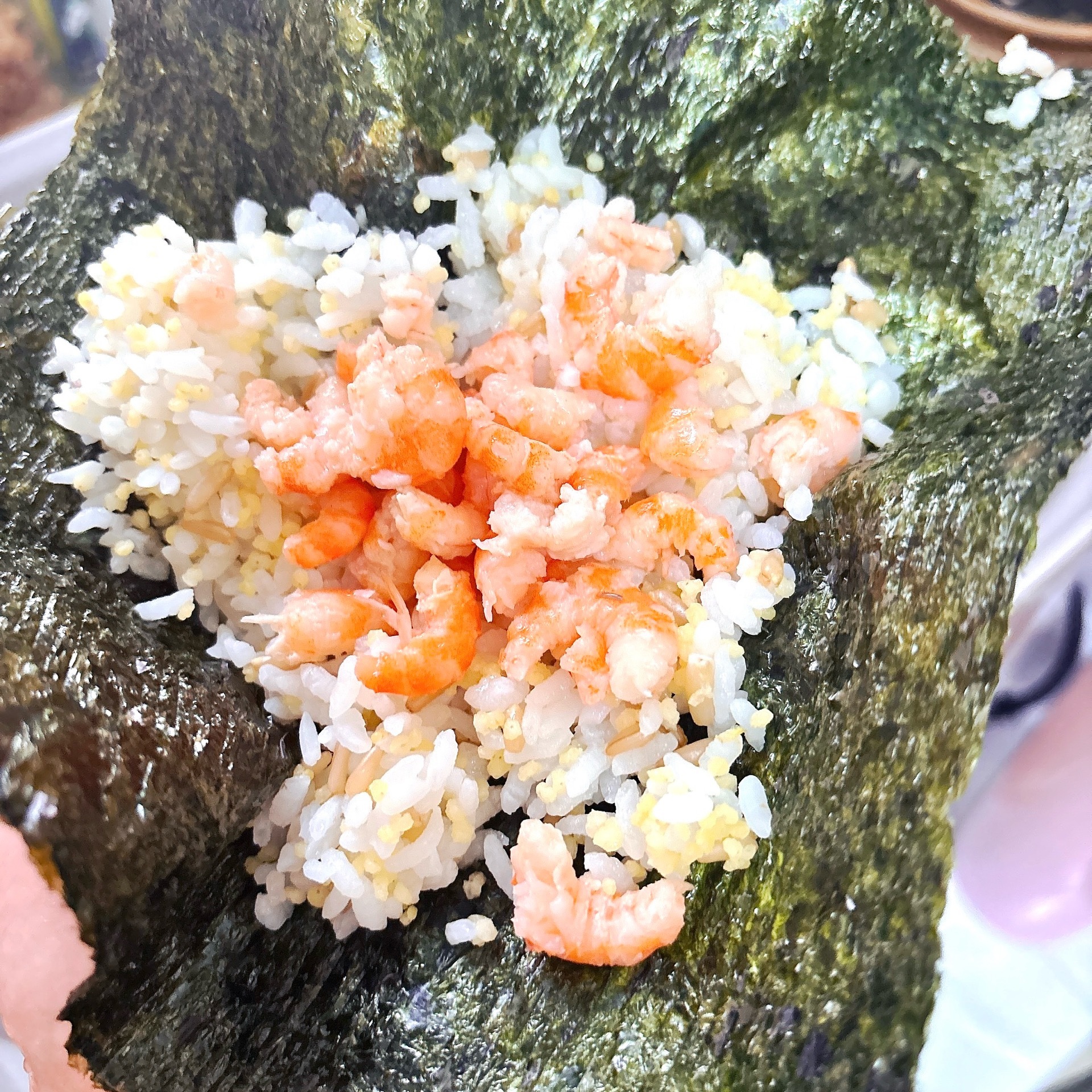 🥣“干饭人”𓎩⁺¹▰▰▰▰▰100%👧🏻小朋友真的很喜欢海苔呀‼️刚