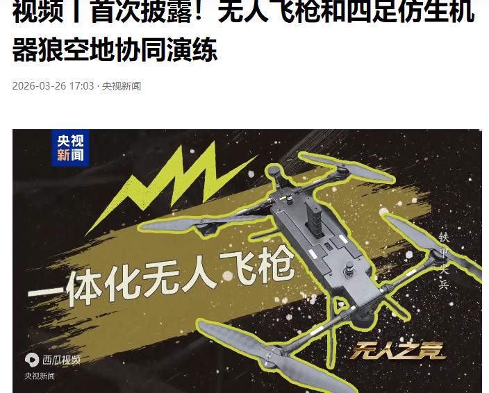 那还说什么呢？以后其他国家怎么玩？无人机、机器人和人工智能，中国都在最前沿，而