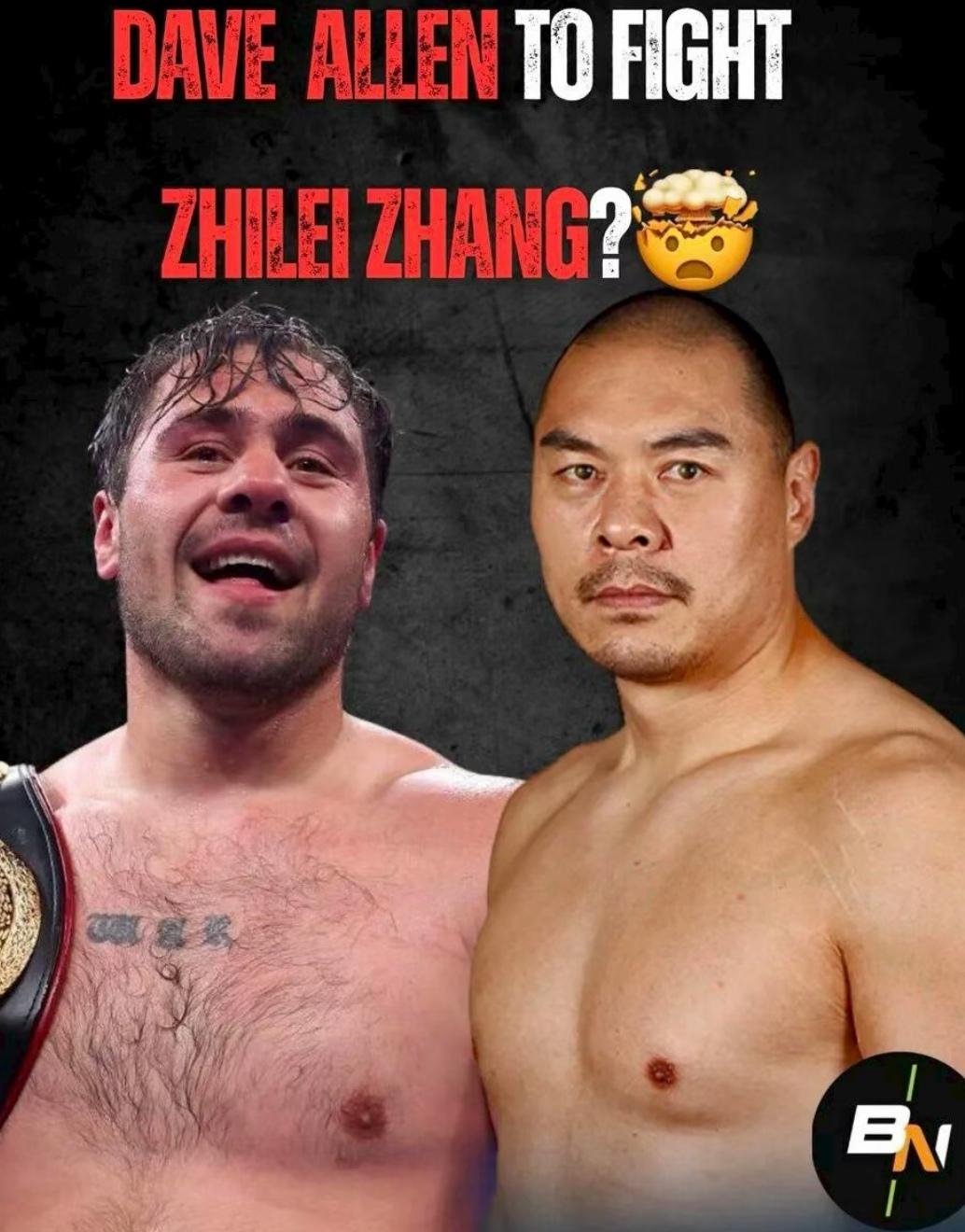 艾伦：我们正在和张志磊的团队谈判，顺利的话，今年9月份比赛！来自英国的重量级