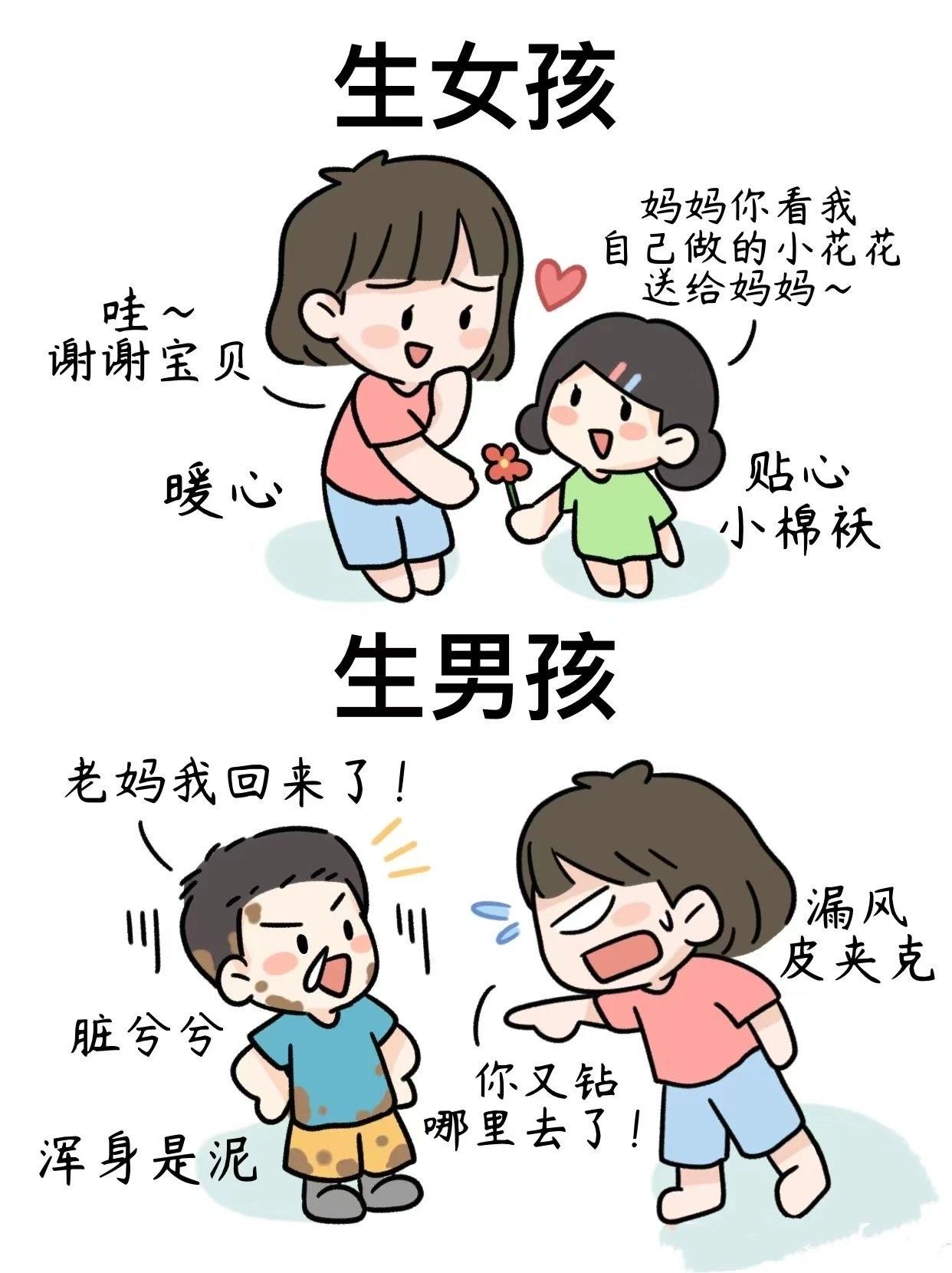 到底生儿子好还是女儿好？我有两个邻居，一个生的是儿子，一个生的是女儿。生儿