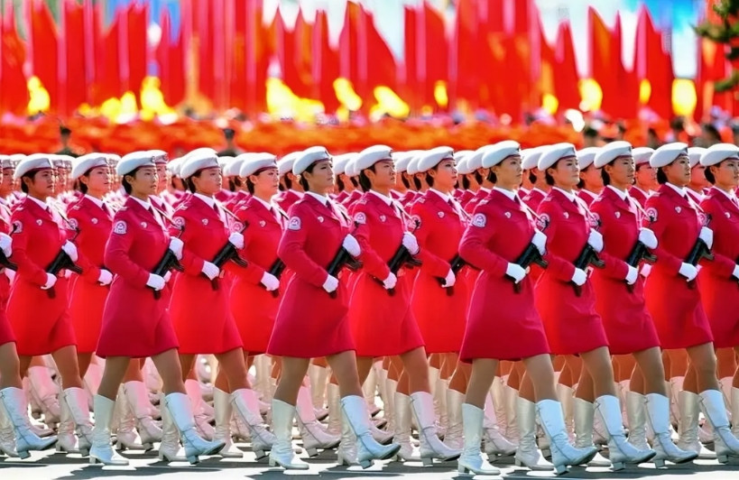 我们为什么要阅兵？美国不喜欢阅兵，喜欢直接打仗。俄罗斯喜欢阅兵也喜欢打仗。