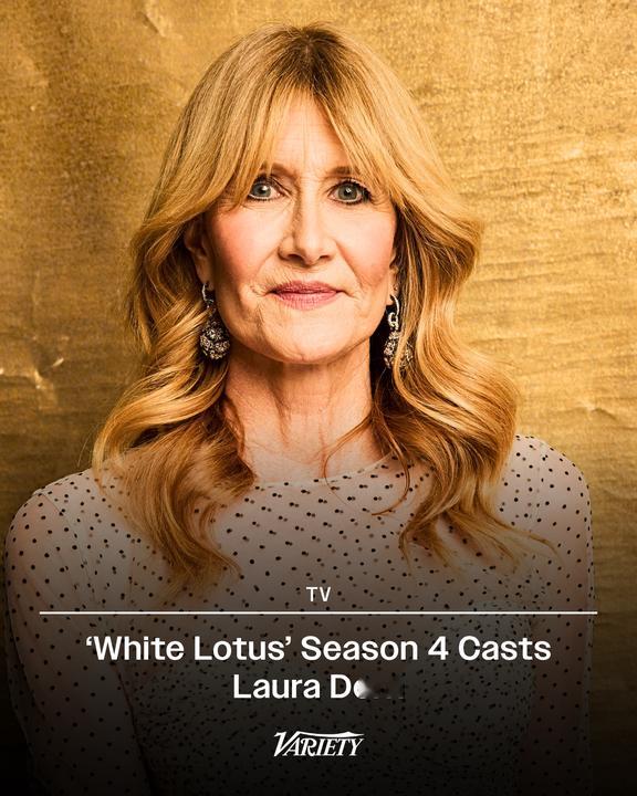 劳拉·邓恩正式加盟《白莲花度假村》第四季。此前，海伦娜·伯翰·卡特因故在开机后不