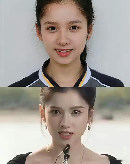 张婧仪18岁和26岁对比等比例放大的美貌​​​​
