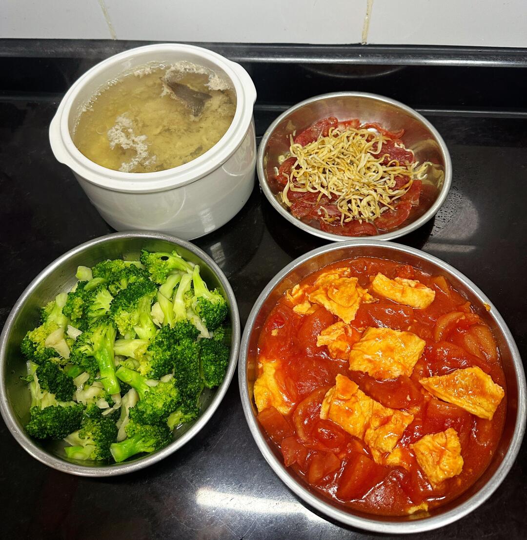 广州一家四口的晚餐！