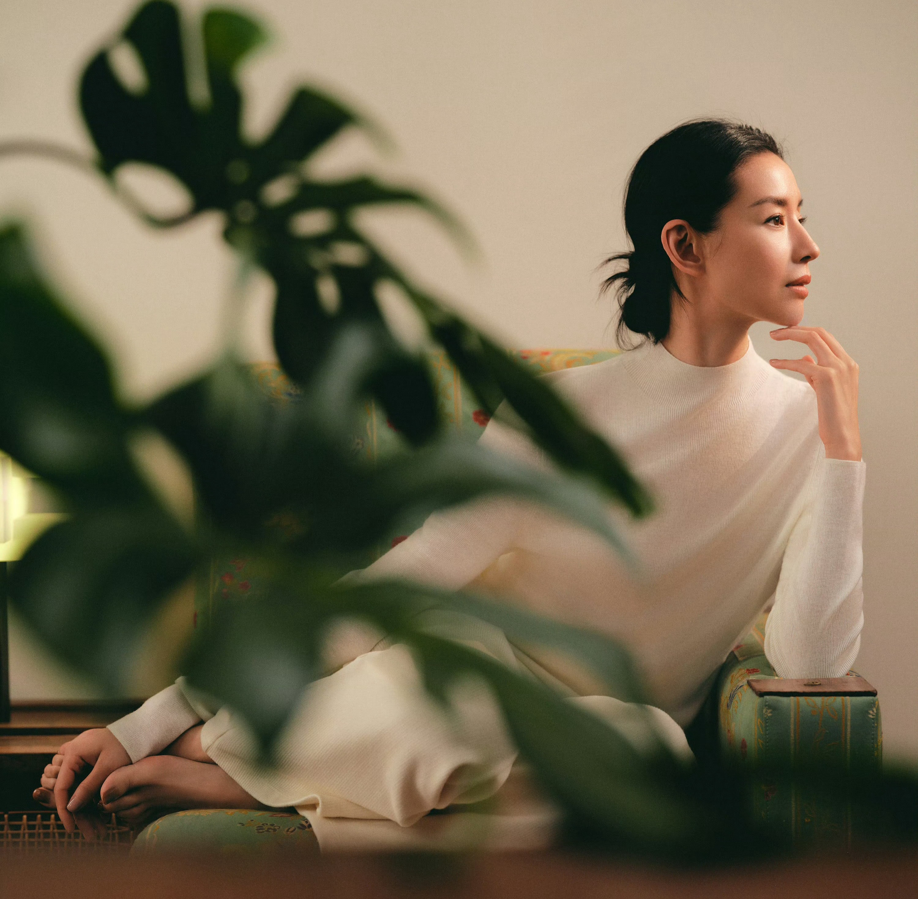 董洁说90斤不敢上称董洁董洁玉足足弓好绝