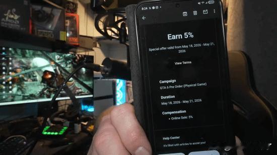 【爆《GTA6》5月18日开启预购】据Reddit网友分享，游戏主播FrogBo