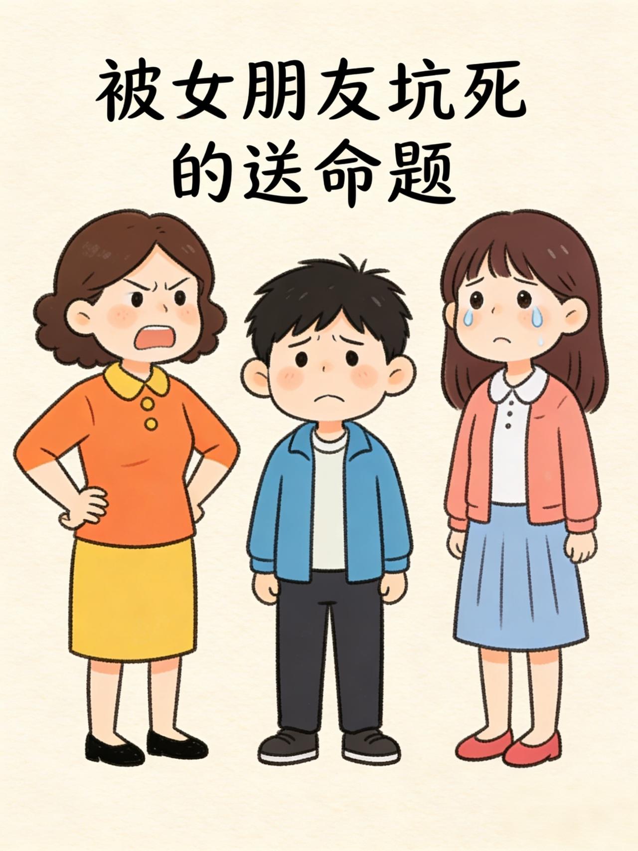 被女朋友的送命题坑到怀疑人生昨天被女朋友灵魂拷问：“我和你妈同时掉水里，你