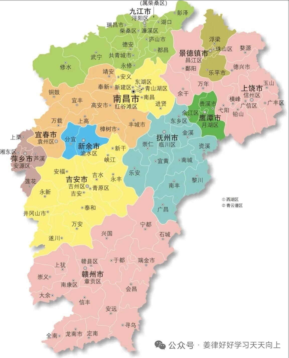 江西合理调整各地级市的规划，想办法留住人才，重点做强优势产业，还是有很大的发展空