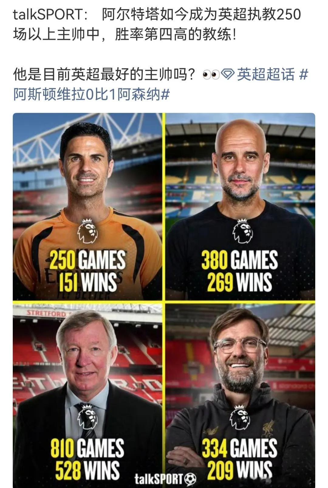 看不起阿尔特塔的人，可以看看这个！甚至一些阿森纳球迷都看不上塔嗨？隔壁曼