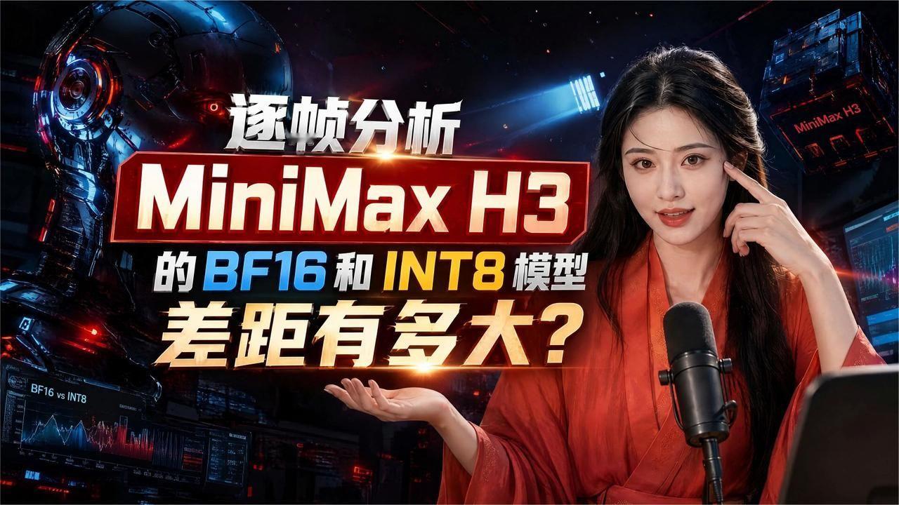 逐帧分析 MiniMax H3 的 BF16 和 INT8