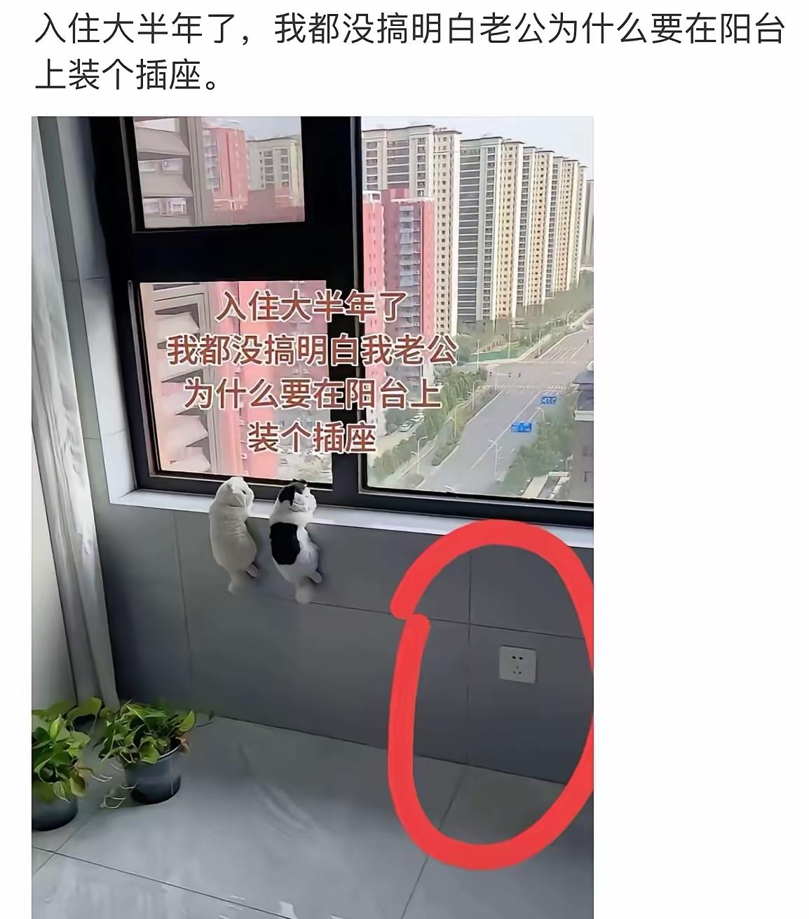 还不因为你，他只能去阳台抽烟，边抽烟边充电边刷视频，周末一坐就是一天