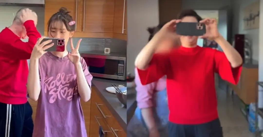 徐帆一家三口包饺子，冯小刚调馅，被老婆女儿捧着，干活超带劲！