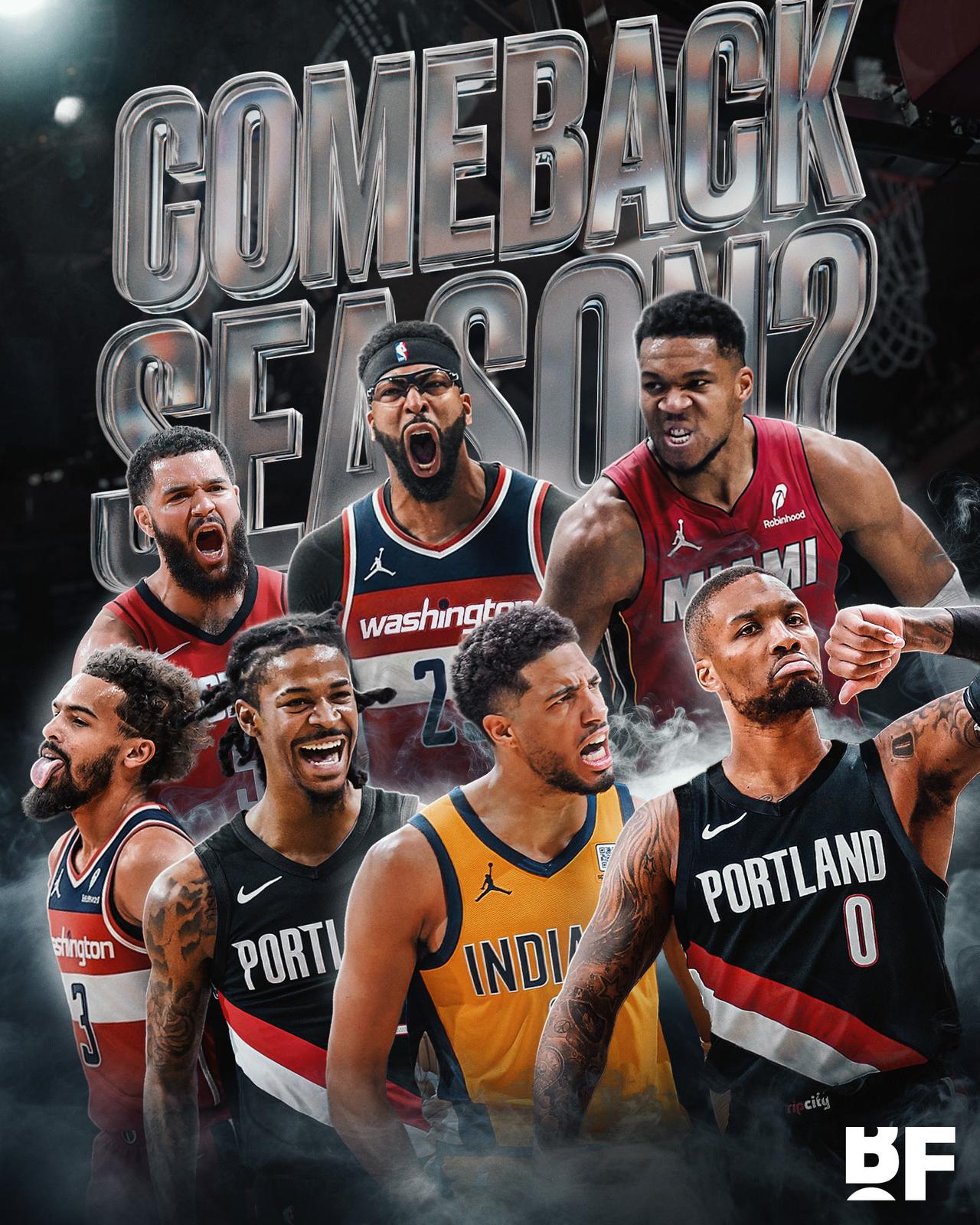 哪位NBA球员将在新赛季迎来最强劲的复苏？💥🤔🔸达米安·利拉德(D