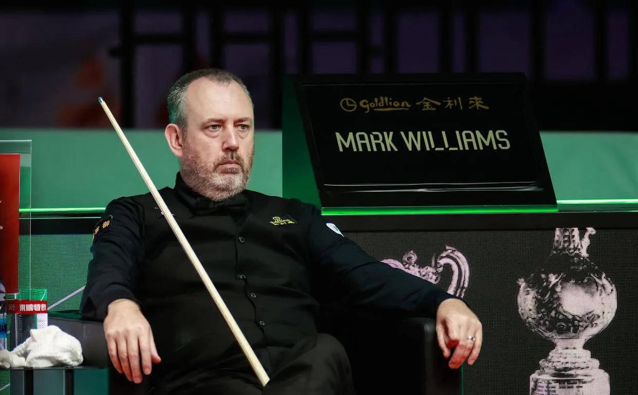 刚刚结束了一场斯诺克世锦赛正赛首轮第一节比赛，3届世锦赛冠军、世界排名第6的威尔
