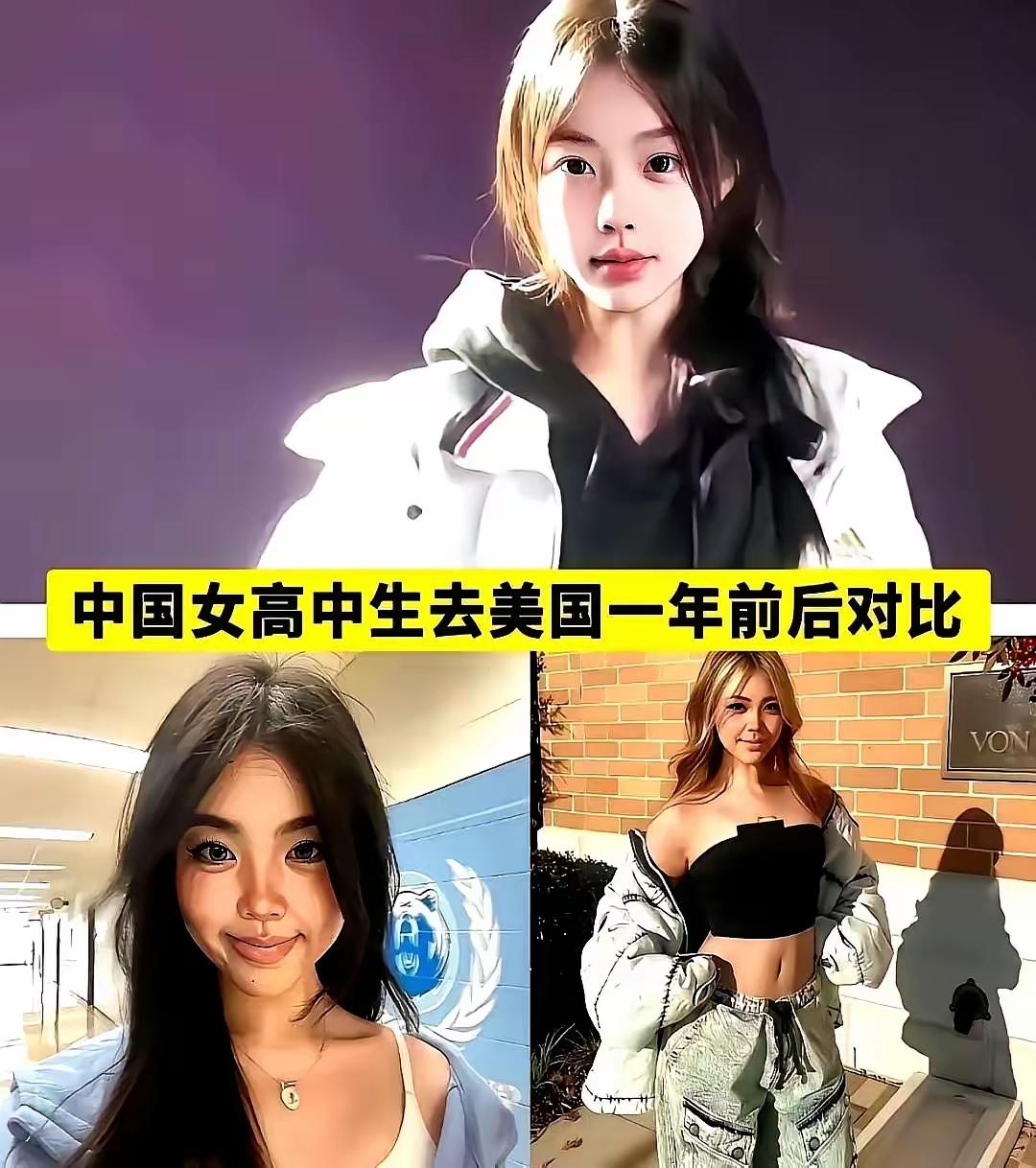 女高中生赴美一年大变样的视频还在刷屏，丁克骗局也跟着爆料出来，直接戳穿了某些“独