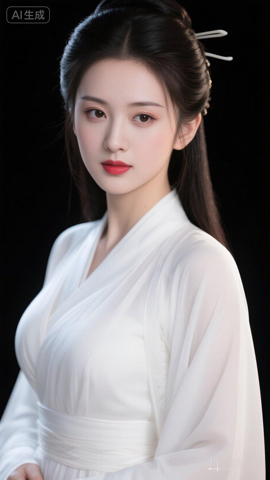 温婉古典，如梦似幻，一袭白衣，宛若画中仙。