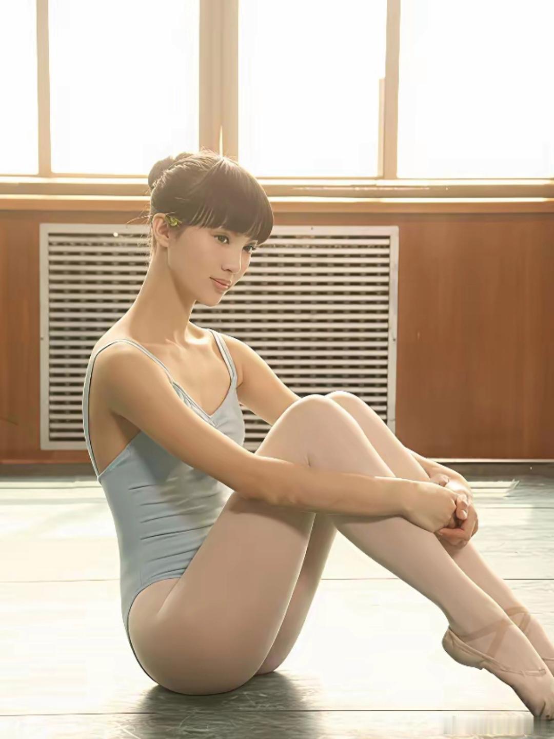 金晨舞蹈生，那时候的鼻子好看