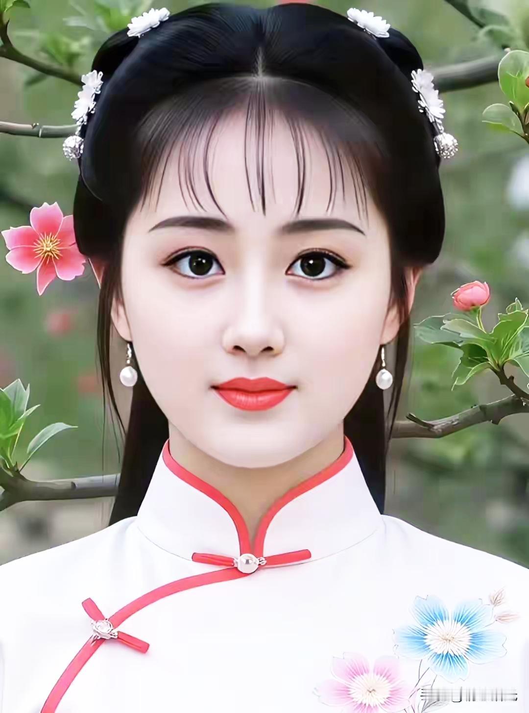 古典美人，花间仙子，红妆惊艳，韵味十足。